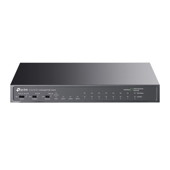 TP-Link PoE Switch 8 Port Normal +2 Port Giga Uplink +1 Giga SFP (TL-SL1311P)