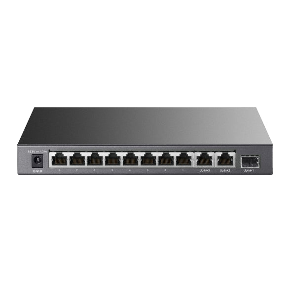 TP-Link PoE Switch 8 Port Normal +2 Port Giga Uplink +1 Giga SFP (TL-SL1311P)