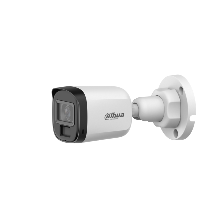 Dahua 2MP Hybrid HD Bullet Camera 3.6mm With Audio (HAC-B1A21P-U-IL-A)