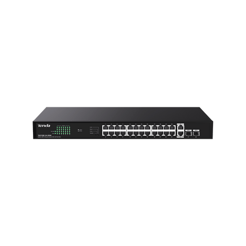 Tenda Poe Switch 24 Port (24 GE + 2 GE + 2 SFP Port) TEG1128P