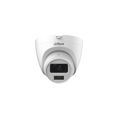 Dahua 2MP HD ColorVu Dome Camera 3.6mm With Audio (DH-HAC-HDW1209CLQP-A-LED)