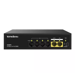 Tenda Poe Switch 4 Port (4 FE + 2 FE Port) S106PC